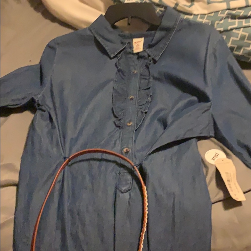 Denim dress sz 20 1/2 in kids plus